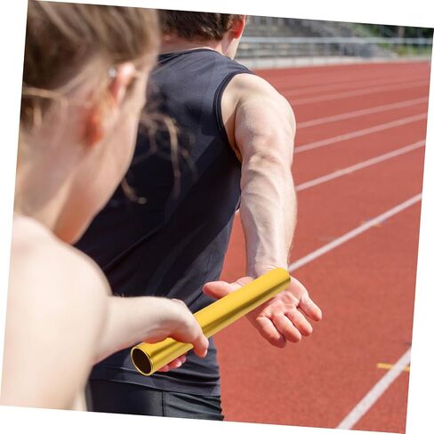 3Pcs Aluminum Alloy Relay Lightweight Field Race Sticks with Smooth Edges for Sports Competitions School Relay Events in Saudi Arabia