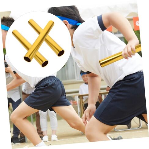 3Pcs Aluminum Alloy Relay Lightweight Field Race Sticks with Smooth Edges for Sports Competitions School Relay Events in Saudi Arabia