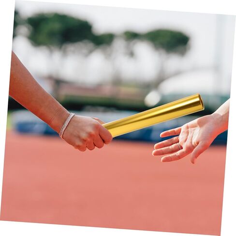 3Pcs Aluminum Alloy Relay Lightweight Field Race Sticks with Smooth Edges for Sports Competitions School Relay Events in Saudi Arabia