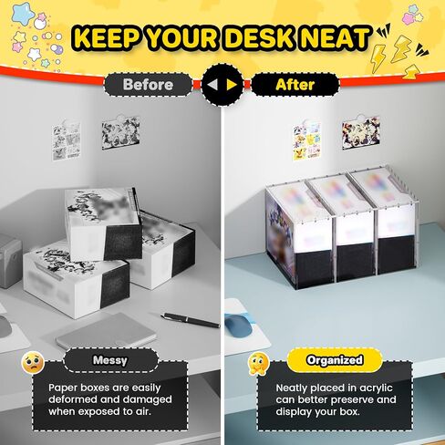 ETB Protector Case, 5mm ETB Acrylic Display Case, Clear Ultra Acrylic Boxes for Display Compatible with Elite Trainer Box, Dustproof and Waterproof Display Box in Saudi Arabia