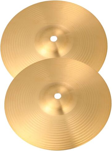 DECHOUS 2pcs Jazz Drum Professional Cymbals Set Anti-drum Cymbals Fadeless Brass Parts in Saudi Arabia