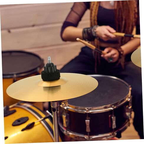DECHOUS 2pcs Jazz Drum Professional Cymbals Set Anti-drum Cymbals Fadeless Brass Parts in Saudi Arabia