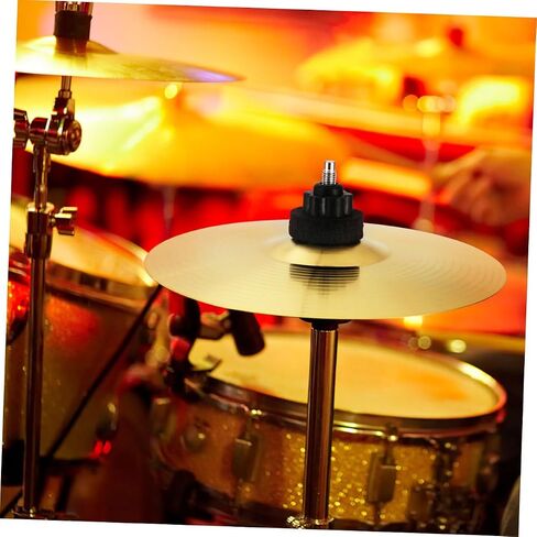 DECHOUS 2pcs Jazz Drum Professional Cymbals Set Anti-drum Cymbals Fadeless Brass Parts in Saudi Arabia