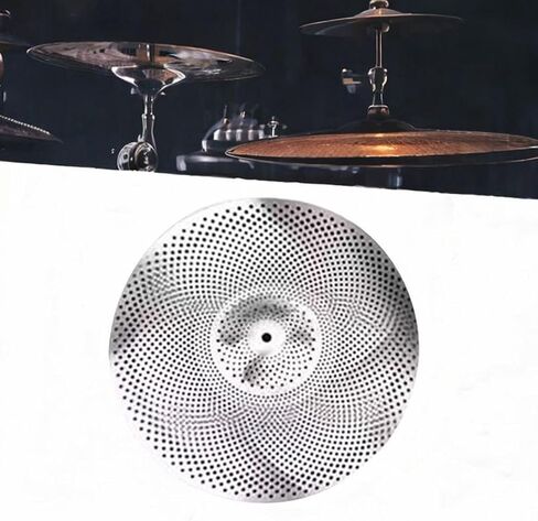 Quiet Practice Cymbal Set, Ideal for Drummer Training and Accessories, 14inch in Saudi Arabia