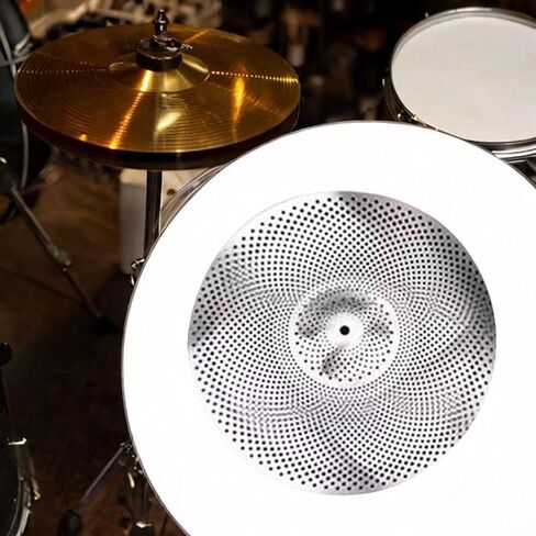 Quiet Practice Cymbal Set, Ideal for Drummer Training and Accessories, 14inch in Saudi Arabia