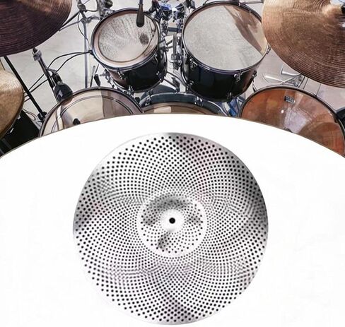 Quiet Practice Cymbal Set, Ideal for Drummer Training and Accessories, 14inch in Saudi Arabia