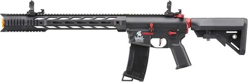 لانسر التكتيكي Gen 3 SPR Interceptor M4 Airsoft مع بندقية Mosfet/ETU-Electric كاملة/شبه تلقائية AEG قابلة للبرمجة (يتضمن بطارية ليبو وشاحن) in Kuwait