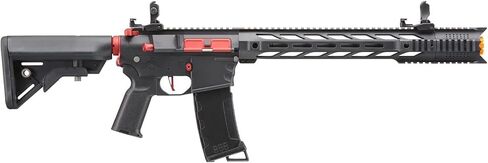 لانسر التكتيكي Gen 3 SPR Interceptor M4 Airsoft مع بندقية Mosfet/ETU-Electric كاملة/شبه تلقائية AEG قابلة للبرمجة (يتضمن بطارية ليبو وشاحن) in Kuwait