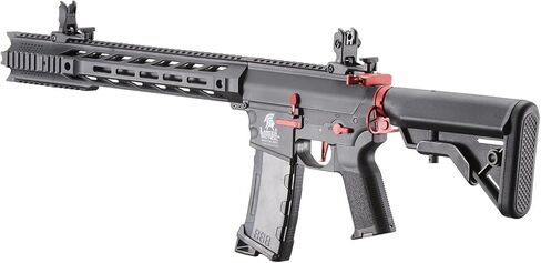 لانسر التكتيكي Gen 3 SPR Interceptor M4 Airsoft مع بندقية Mosfet/ETU-Electric كاملة/شبه تلقائية AEG قابلة للبرمجة (يتضمن بطارية ليبو وشاحن) in Kuwait