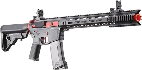 لانسر التكتيكي Gen 3 SPR Interceptor M4 Airsoft مع بندقية Mosfet/ETU-Electric كاملة/شبه تلقائية AEG قابلة للبرمجة (يتضمن بطارية ليبو وشاحن) in Kuwait