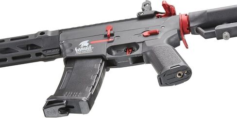 لانسر التكتيكي Gen 3 SPR Interceptor M4 Airsoft مع بندقية Mosfet/ETU-Electric كاملة/شبه تلقائية AEG قابلة للبرمجة (يتضمن بطارية ليبو وشاحن) in Kuwait