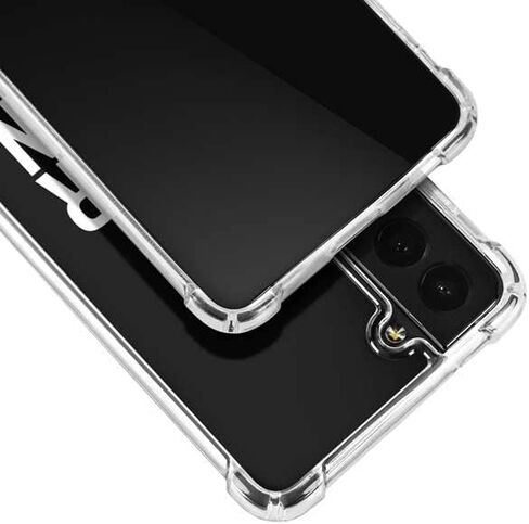 Skinit Clear Phone Case Compatible with Galaxy S22 - Officially Licensed NFL Las Vegas Raiders Team Motto Design in Saudi Arabia