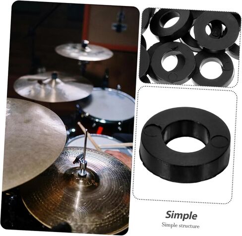 100pcs Plastic Drum Washers Set for Snare Drum Accessories Tension Rod Pads Sturdy Parts for in Kuwait