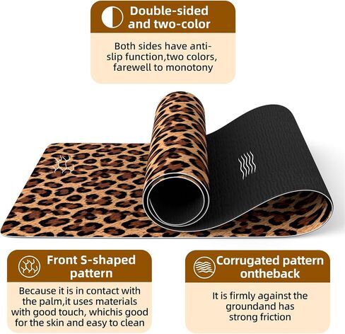 FOLAI Extra Thick Yoga Mat 6mm - Non-Slip Exercise Mat for HIIT, Pilates & Home Workouts & Workout with Free Carry Strap in Saudi Arabia