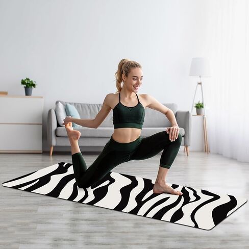FOLAI Extra Thick Yoga Mat 6mm - Non-Slip Exercise Mat for HIIT, Pilates & Home Workouts & Workout with Free Carry Strap in Saudi Arabia