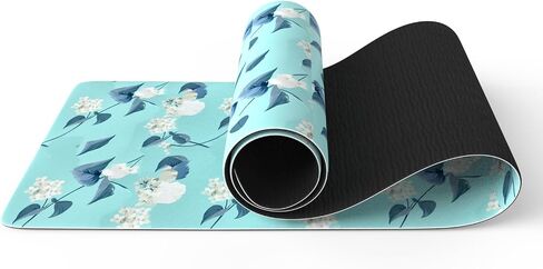 FOLAI Extra Thick Yoga Mat 6mm - Non-Slip Exercise Mat for HIIT, Pilates & Home Workouts & Workout with Free Carry Strap in Saudi Arabia