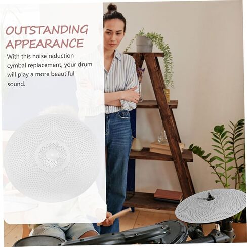 2pcs Low Volume Cymbals Drum Cymbal Mute for Jazz Drums Easy Installation Sound Enhancement in Saudi Arabia