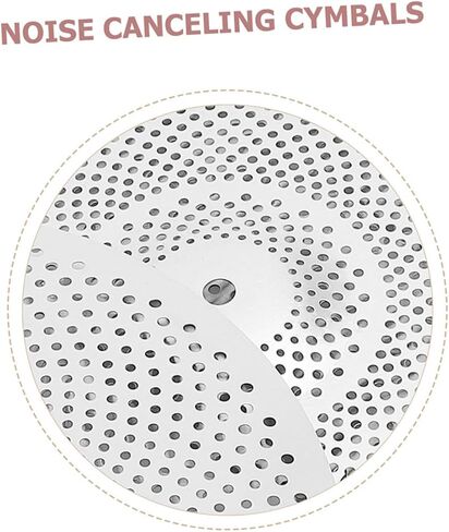 2pcs Low Volume Cymbals Drum Cymbal Mute for Jazz Drums Easy Installation Sound Enhancement in Saudi Arabia