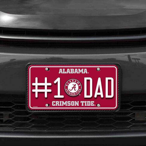 Rico Industries NCAA Alabama Crimson Tide #1 DAD #1 مروحة معدنية تلقائية مقاس 8.5 بوصة × 11 بوصة - رائعة للشاحنة/السيارة/سيارات الدفع الرباعي in Saudi Arabia
