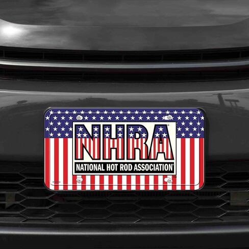 Rico Industries NHRA Championship Drag Racing Stars & Stripes Logo Metal Tag in Saudi Arabia