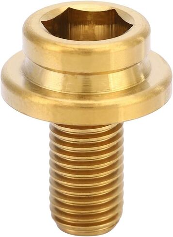 Crank Arm Bolt, 1pc Bottom Bracket Bolt Cycling Screws for Mountain Road Bikes M8*15mm (Gold) in Saudi Arabia