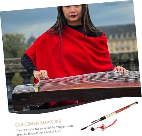 2pcs Ebony Strip Yangqin Head Dulcimer Bamboo Professional Supplies Stick Dulicmer Music Accessories for Dulcimer Tone Tuning in Saudi Arabia