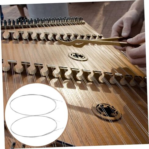 2Pcs Dulcimer Replacement Strings Steel Dulcimer Accessories for Musicians Standard Tension Easy to Use Exceptional Sound Quality in Saudi Arabia