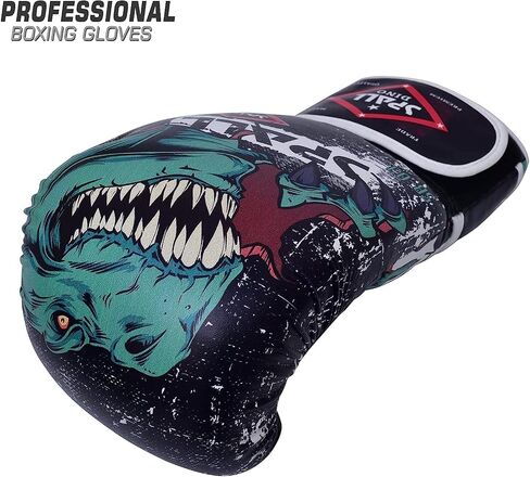 Boxing Gloves for Kids, Men & Women - Pro Training Sparring Punching Gloves - Muay Thai MMA, Kickboxing Heavy Bag Workout Leather Boxing Training Gloves - Dino in Saudi Arabia