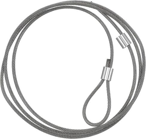 Basketball Net String Replacement Cord 70.7 Inch Plastic Coated Steel Wire Rope with Aluminum Buckle for Indoor Outdoor Basketball Hoops Frames Boards in Saudi Arabia