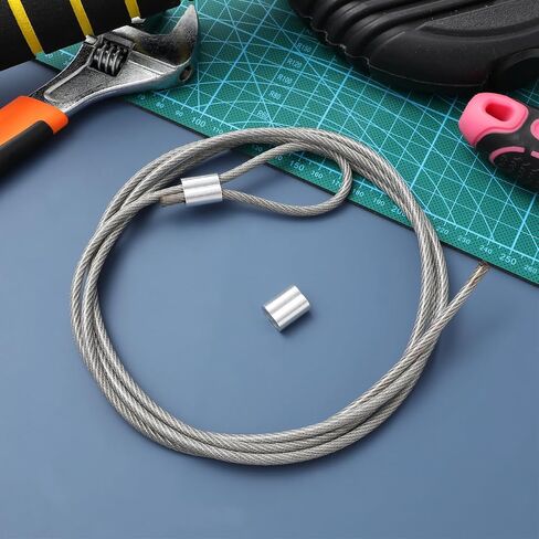 Basketball Net String Replacement Cord 70.7 Inch Plastic Coated Steel Wire Rope with Aluminum Buckle for Indoor Outdoor Basketball Hoops Frames Boards in Saudi Arabia