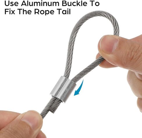 Basketball Net String Replacement Cord 70.7 Inch Plastic Coated Steel Wire Rope with Aluminum Buckle for Indoor Outdoor Basketball Hoops Frames Boards in Saudi Arabia