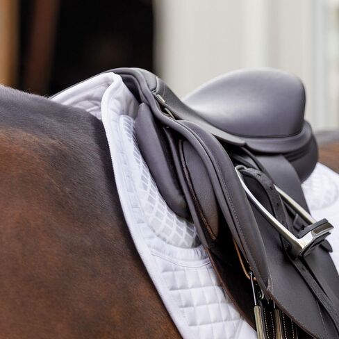 Schneiders Close Contact Non-Slip Combo Jump Horse Saddle Pad | Shock-Absorbing Foam Half Pad | Secure Grip & Breathable Mesh Spine for Equestrian Performance in Saudi Arabia