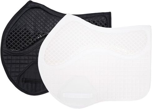 Schneiders Close Contact Non-Slip Combo Jump Horse Saddle Pad | Shock-Absorbing Foam Half Pad | Secure Grip & Breathable Mesh Spine for Equestrian Performance in Saudi Arabia
