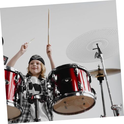 3pcs Low Volume Mute Cymbal Pack for Drummer Practice Alloy Drum Cymbals Noise Reduction Design for Home Use Includes in Saudi Arabia