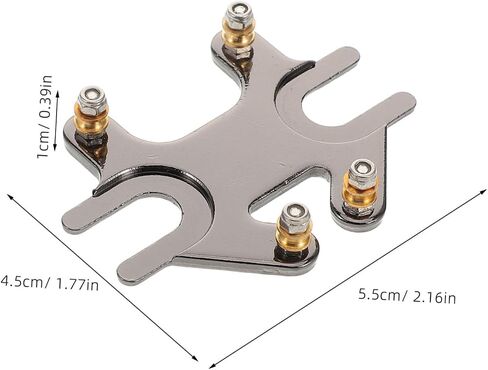 Kisangel Lightweight Guitar Tailpiece for Acoustic Electric Guitars Durable Replacement Parts Adjustment Portable Convenience for Musicians in Saudi Arabia