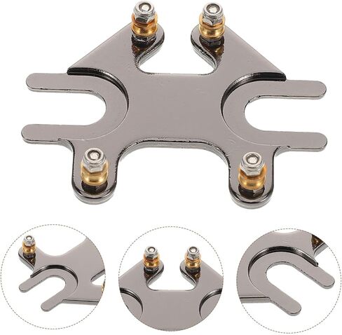 Kisangel Lightweight Guitar Tailpiece for Acoustic Electric Guitars Durable Replacement Parts Adjustment Portable Convenience for Musicians in Saudi Arabia
