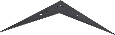 COOL COOL V-Type Guitar Bridge, 6-String Electric Guitar Tailpiece, Black/Silver, 10.4mm String Spacing, Through-Body Design in Saudi Arabia