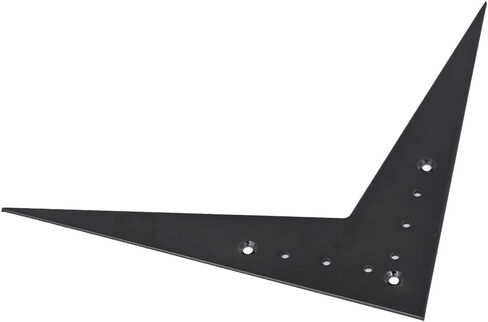 COOL COOL V-Type Guitar Bridge, 6-String Electric Guitar Tailpiece, Black/Silver, 10.4mm String Spacing, Through-Body Design in Saudi Arabia