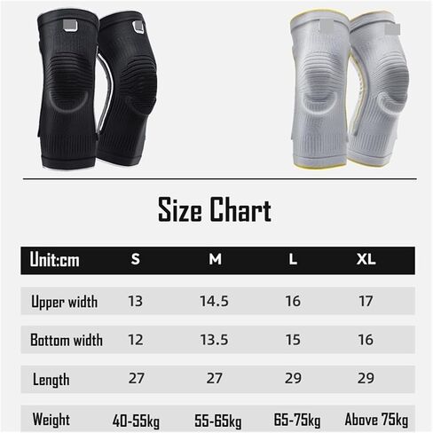 Knee Brace 1PC Silicone Compression Protection Sport Knee Braces Basketball Wear Compression Sleeve in Saudi Arabia