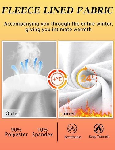 Roadbox Womens Thermal Underwear Tops, Turtleneck Warm Fleece Lined Long Sleeve Shirts, Winter Cold Weather Ski Base Layer in Saudi Arabia