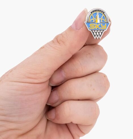 Desert Cactus Chicago Sky Lapel Pin WNBA Team Logo National Basketball Association Enamel Made of Metal (Lapel Pin) in Saudi Arabia