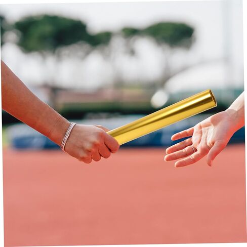 3Pcs Aluminum Alloy Relay Sticks Smooth Edges Lightweight Running for School Race Athletics Training and Competition Metal Track Equipment for Adults in Saudi Arabia