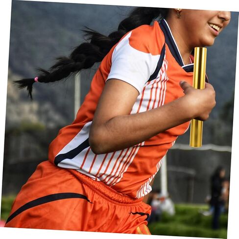 3Pcs Aluminum Alloy Relay Sticks Smooth Edges Lightweight Running for School Race Athletics Training and Competition Metal Track Equipment for Adults in Saudi Arabia