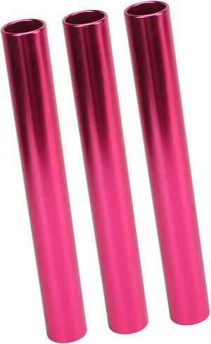 ZJchao Relay Baton, 3Pcs Aluminum Alloy Track and Field Baton Relay Race Track Race Equipments for Outdoor Running Student Events in Saudi Arabia