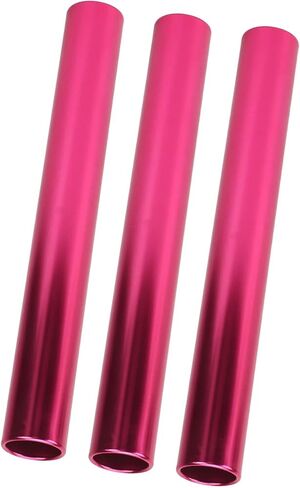 ZJchao Relay Baton, 3Pcs Aluminum Alloy Track and Field Baton Relay Race Track Race Equipments for Outdoor Running Student Events in Saudi Arabia