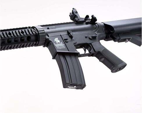 Lancer التكتيكية Gen 2 مسدس Airsoft متين SD M4 بوليمر - بندقية Piactinny Rail AEG كاملة/شبه تلقائية مع 0.20 جرام BBS وشاحن وبطارية in Kuwait