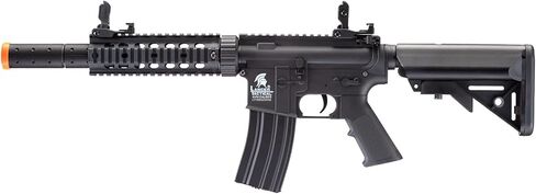 Lancer التكتيكية Gen 2 مسدس Airsoft متين SD M4 بوليمر - بندقية Piactinny Rail AEG كاملة/شبه تلقائية مع 0.20 جرام BBS وشاحن وبطارية in Kuwait