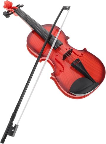 ibasenice 1Set Battery Powered Violin for Realistic Simulated Instrument with Playable Strings Portable Music Plaything for Young Beginners for Music Exploration and Fun in Saudi Arabia