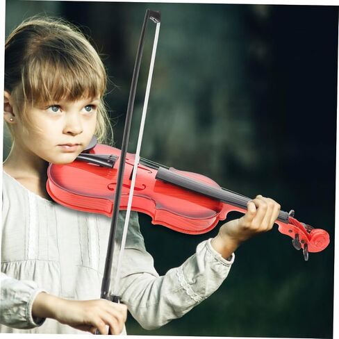 ibasenice 1Set Battery Powered Violin for Realistic Simulated Instrument with Playable Strings Portable Music Plaything for Young Beginners for Music Exploration and Fun in Saudi Arabia