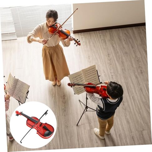 ibasenice 1Set Battery Powered Violin for Realistic Simulated Instrument with Playable Strings Portable Music Plaything for Young Beginners for Music Exploration and Fun in Saudi Arabia